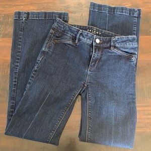 White House Black Market Skinny Flare Jeans